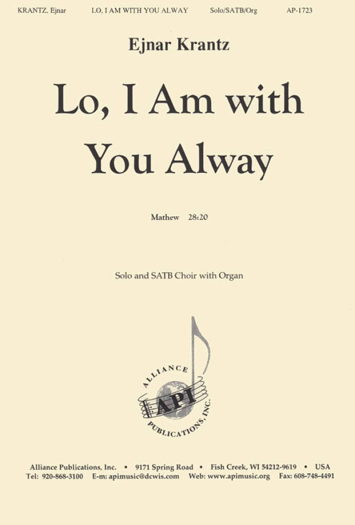 Lo, I Am with You Always